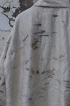 Mutedance 24 Autumn and Winter Loose Scarf Wool Silk Flower Dye Jacket MD-MD24FW29-hoary